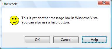 Vista message box